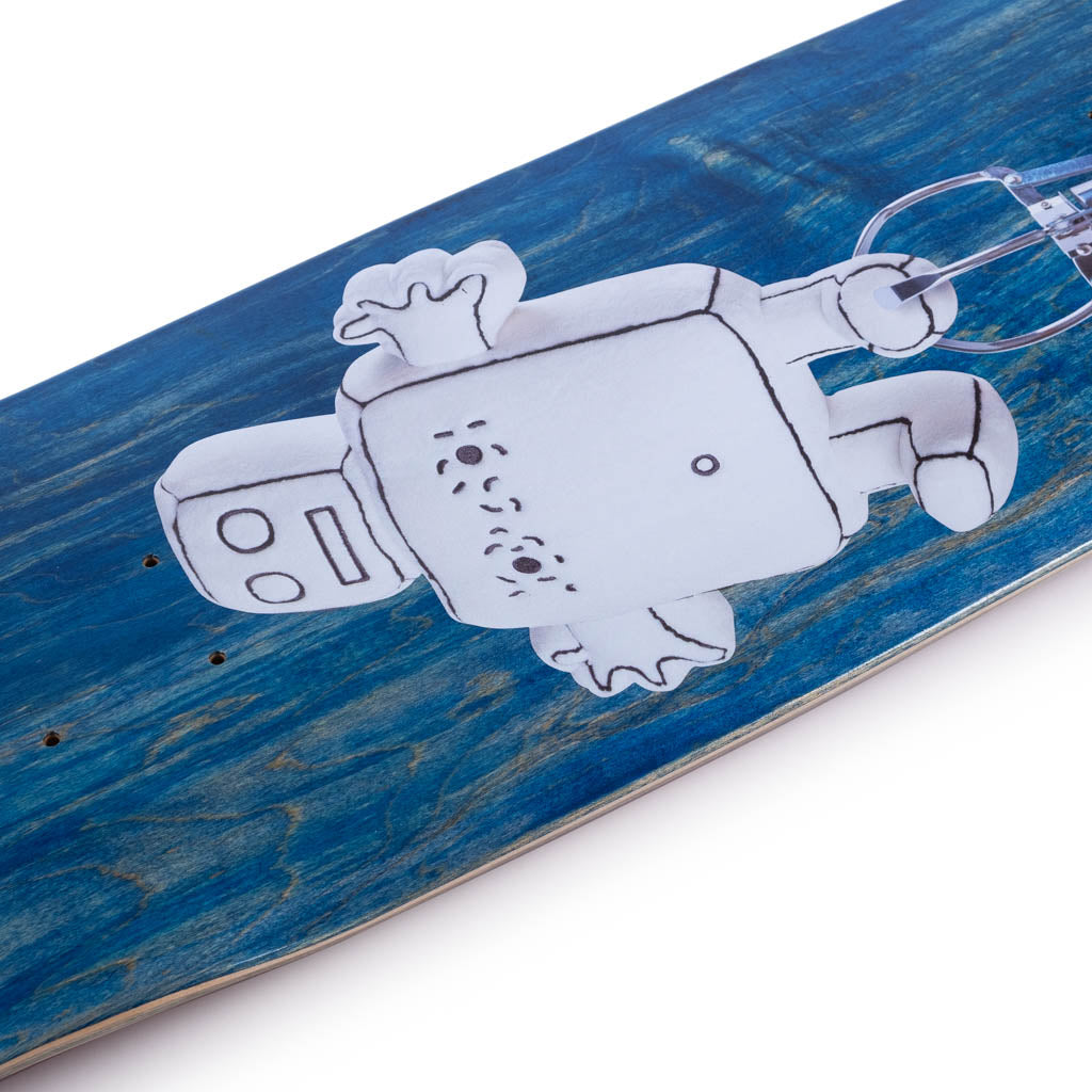Robotron Deck "Grabber" Egg Shape blue - 9.1"