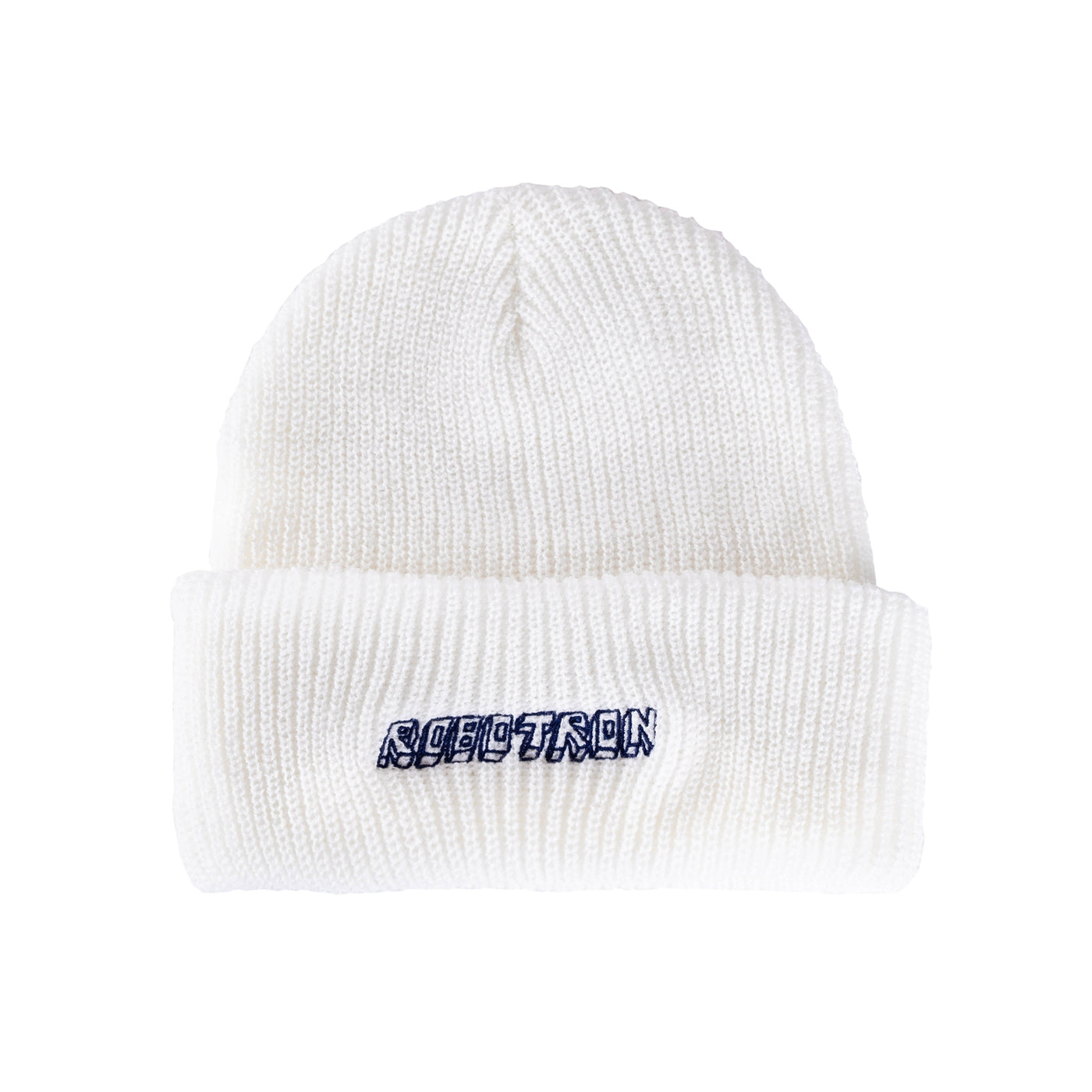 Robotron  Beanie  "Slouch"  white