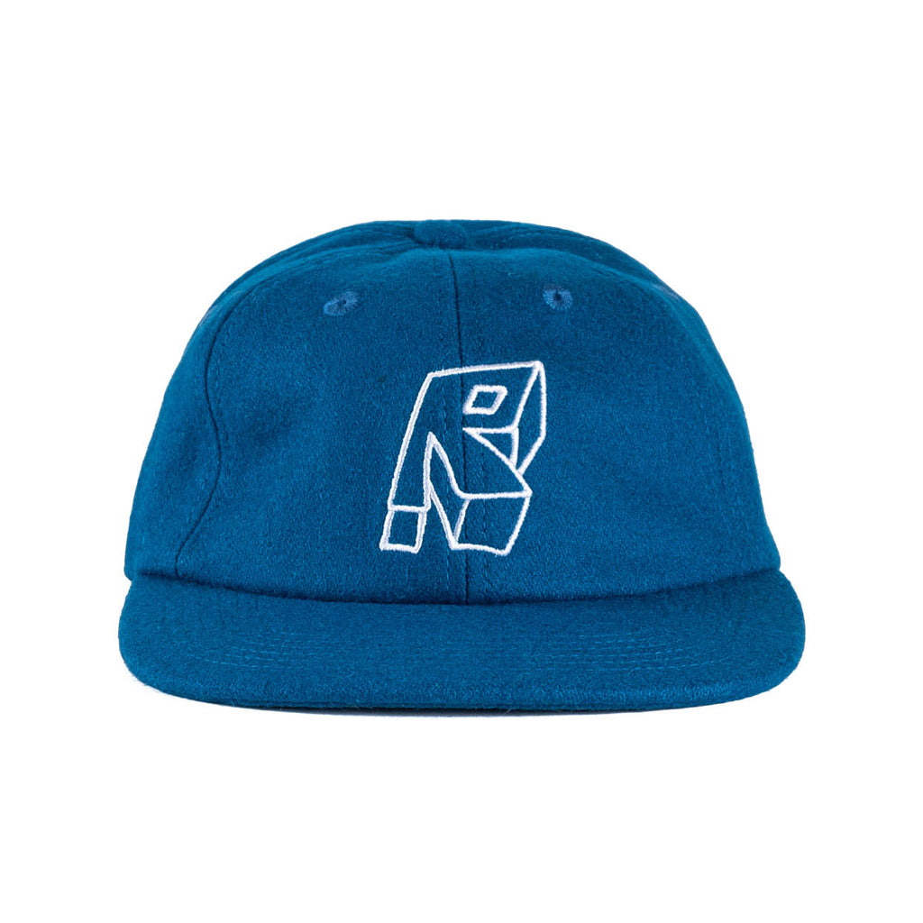 Robotron Cap  6-Panel  "RRR"  dark teal  wool