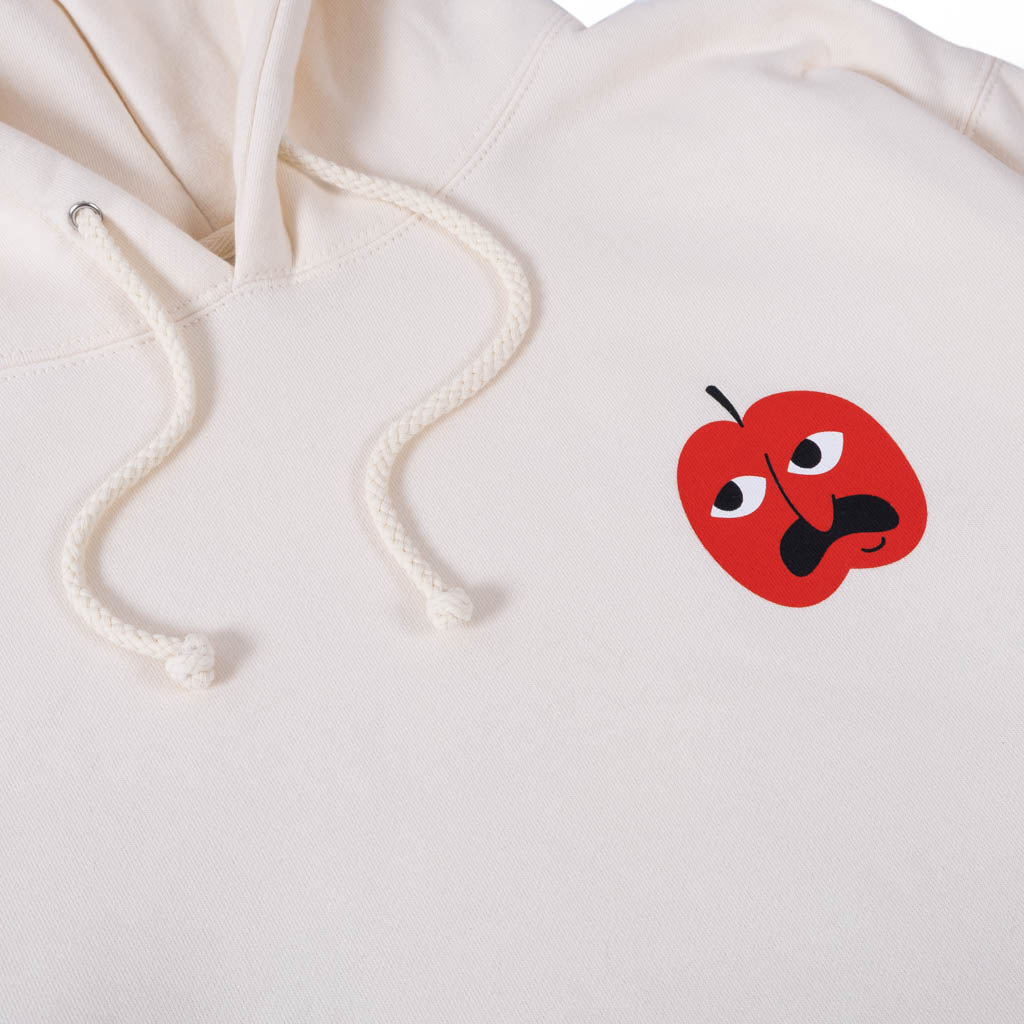 Robotron  Hoodie  "Apples"  bone white